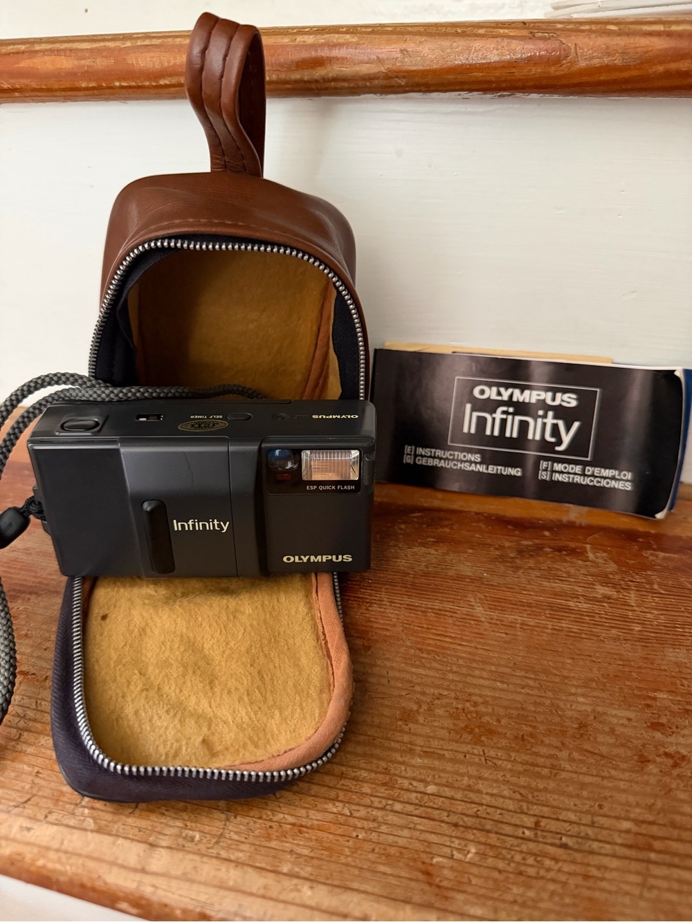 Olympus Infinity 35mm camera w/ extra batteries